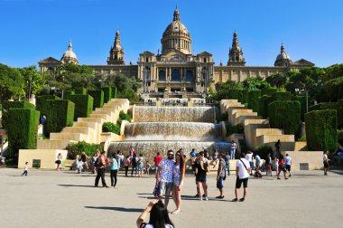 Palau Nacional, Montjuic Barcelona, İspanya