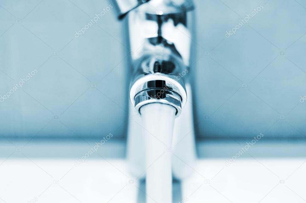 water running from a faucet