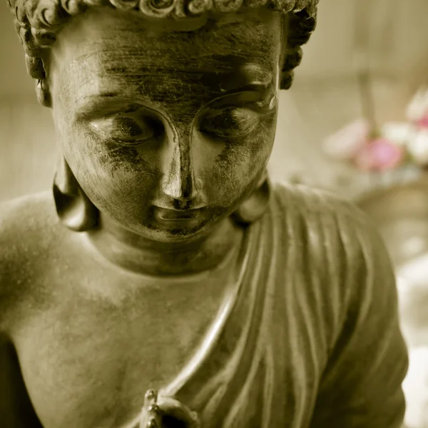 Closeup of a buddha view — Stock Photo, Image