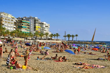 Llevant beach, salou, İspanya