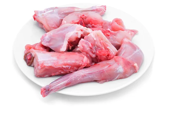 Carne de conejo cruda — Foto de Stock