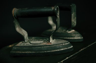 Eski flatirons yakın çekim