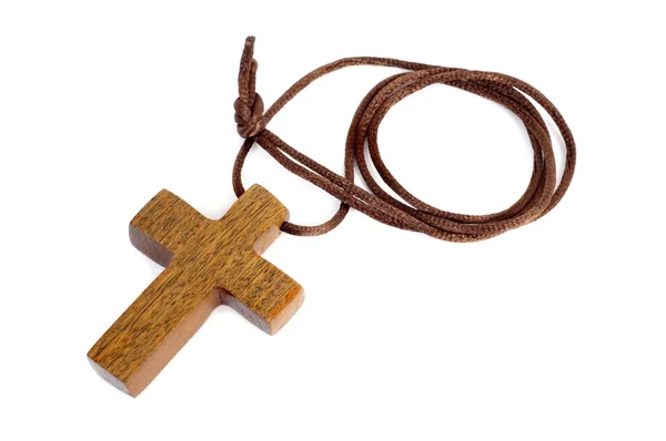 Wooden Christian cross — Stock Photo, Image