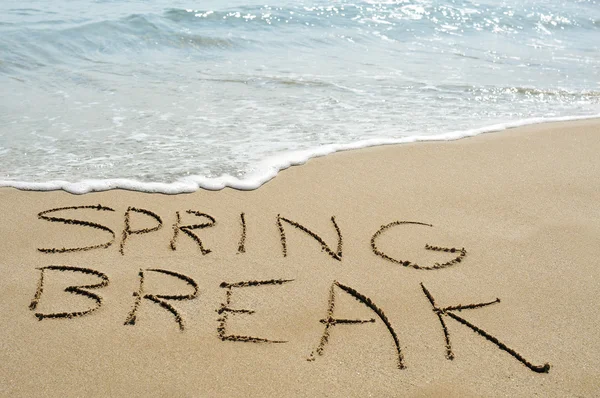 Spring break on the beach — Stock Photo, Image