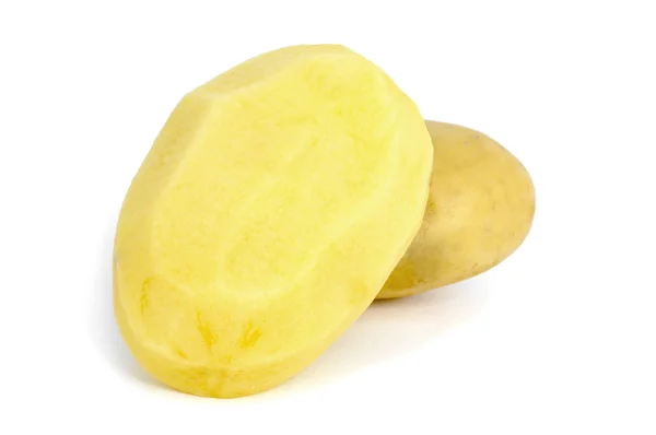 Skalad rå potatis — Stockfoto