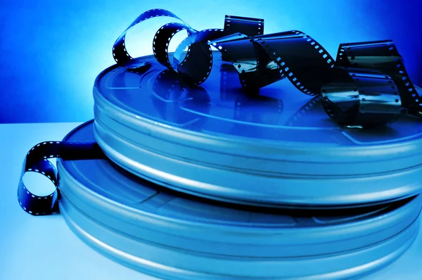 Film och film film reel kanistrar — Stockfoto