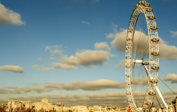 London Eye in London, Reino Unido — Fotografia de Stock