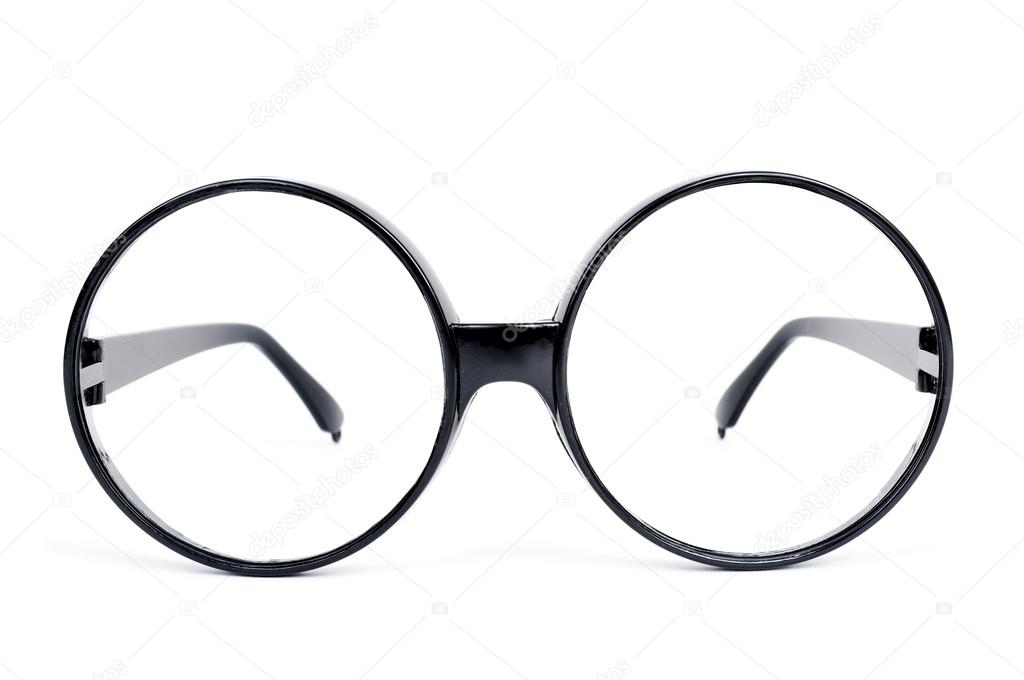 round-lens eyeglasses