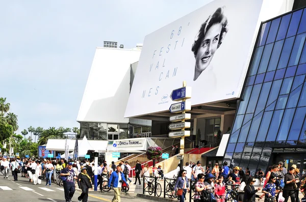 La Croisette en Cannes, Francia — Foto de Stock