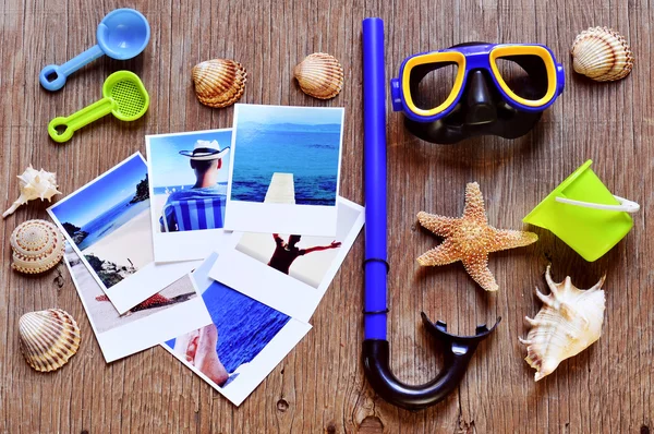 Cenas de praia e outras coisas de verão — Fotografia de Stock