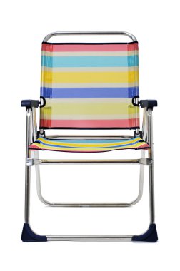 Foldable beach chair clipart