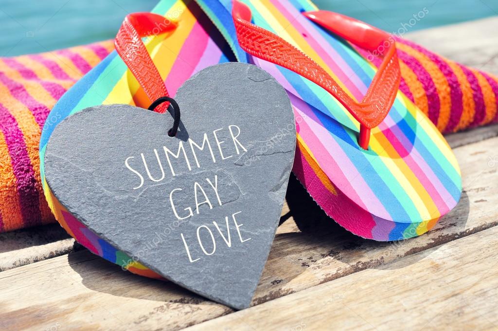 rainbow colored flip flops