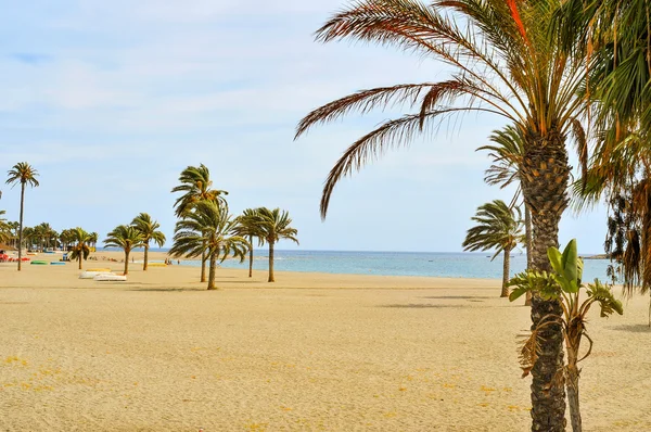 Praia principal de Carboneras no Parque Natural Cabo de Gata-Nijar — Fotografia de Stock