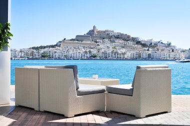 Sa Penya ve Dalt Vila bölgeleri Ibiza kent, İspanya