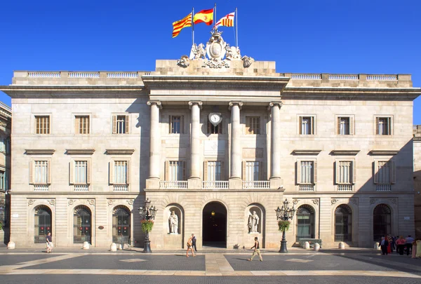 Barcelona rådhus, Spania – stockfoto