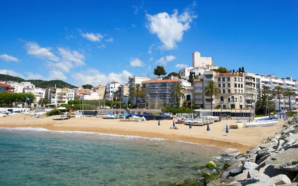 Platja de les Barques pláž v Sant Pol, Španělsko — Stock fotografie