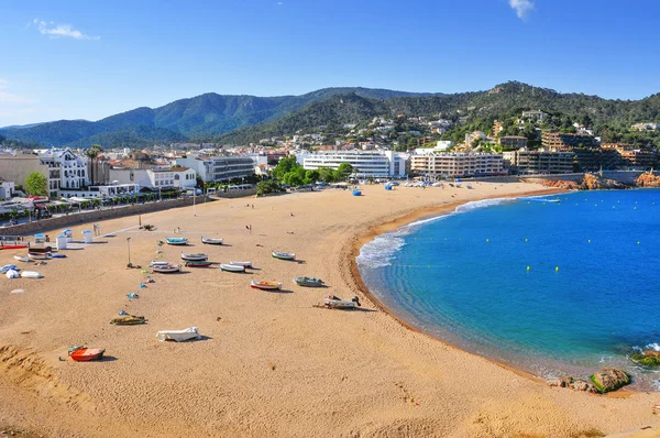 Pláže Platja Gran v Tossa de Mar, Španělsko — Stock fotografie