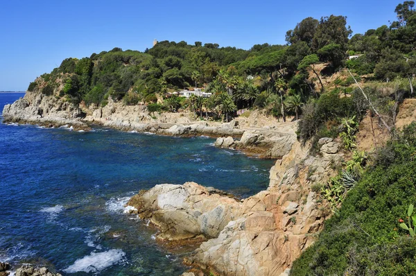 Punta den Rosaris in Lloret de Mar, Spanje — Stockfoto