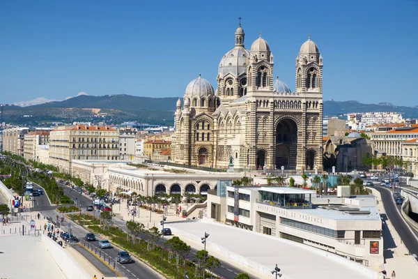Kathedrale der Heiligen Maria Major in Marseille, Frankreich — Stockfoto
