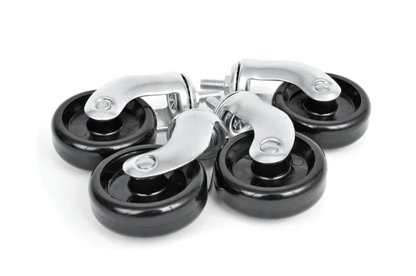 Swivel casters close up — Stock Photo, Image