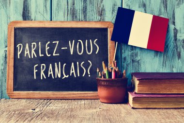 soru parlez-vous francais? Fransızca konuşabiliyor?