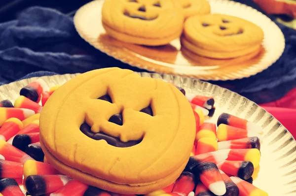 Alimentos de Halloween, filtrados — Foto de Stock