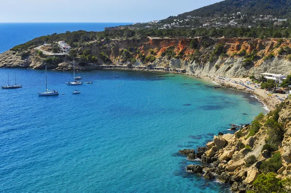 Cala de Hort cove in eiland Ibiza, Spanje Spanje — Stockfoto