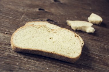 pan de payes, Katalonya, spai tipik bir yuvarlak ekmek dilimleri