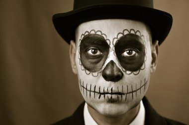 calaveras makyaj adamla