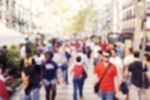Defocused blur background of people walking — Stock Photo, Image