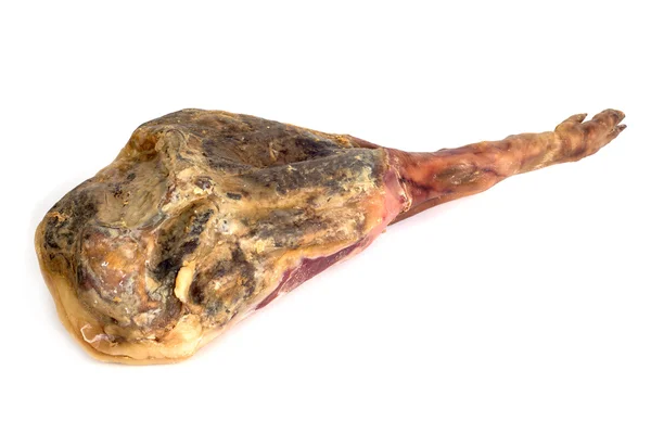 Eine Keule spanischen Serrano-Schinken — Stockfoto