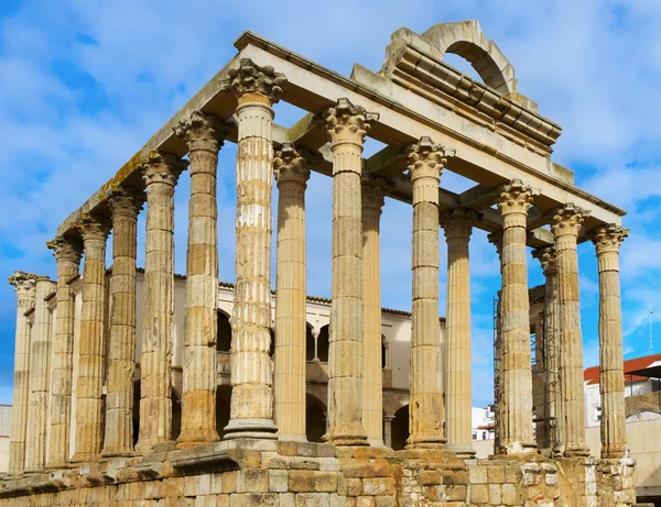 Tempio Romano di Diana a Merida, Spagna — Foto Stock