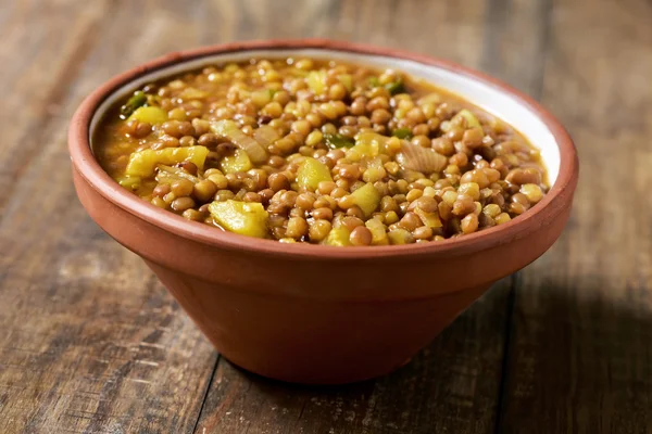 Vegetarian lentil stew — Stock Photo, Image