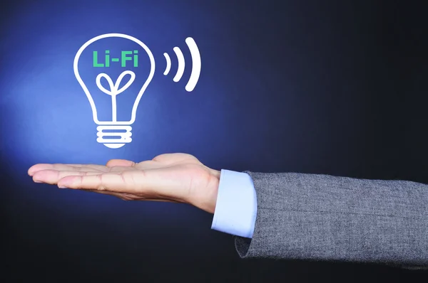 Li-Fi, lichte trouw — Stockfoto
