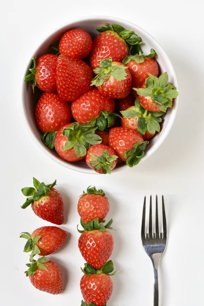 Bol aux fraises — Photo