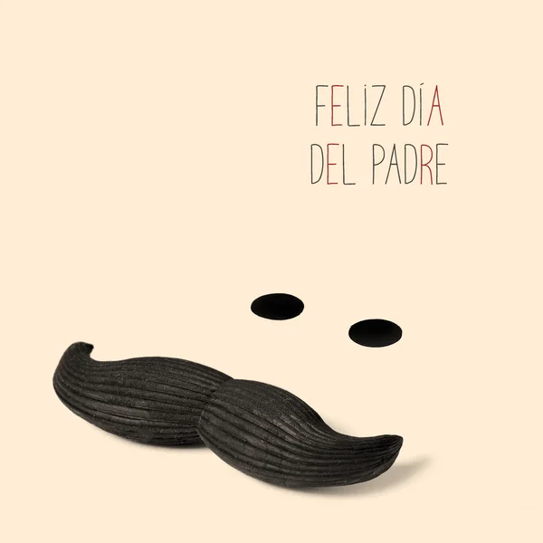 Texto feliz día del padre, feliz día del padre en español — Foto de Stock