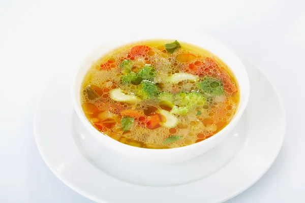 Soppa vegetabiliska skål — Stockfoto