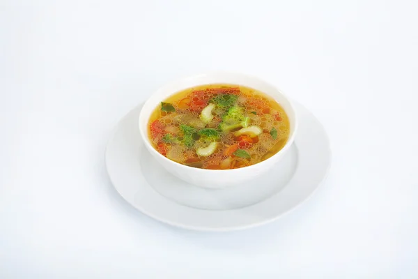 Miso-suppe med tofu – stockfoto