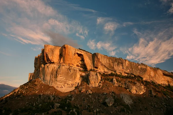 Berge in der Nähe von chufut-kale bakhchisaray crimea lizenzfreie Stockfotos