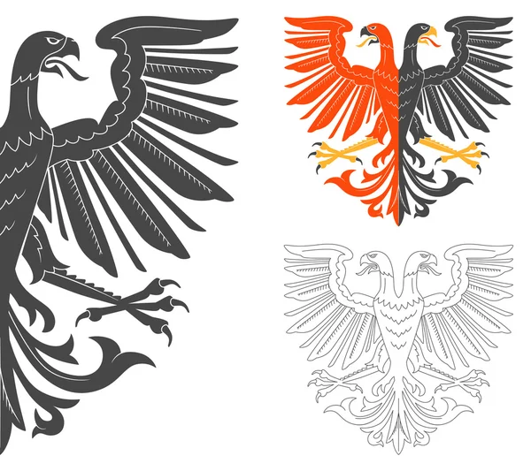 Подвійний орел ілюстрація — стоковий вектор