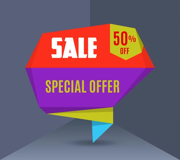 Sale Vector Banner — Stock Vector