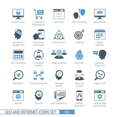 04 SEO Icons set