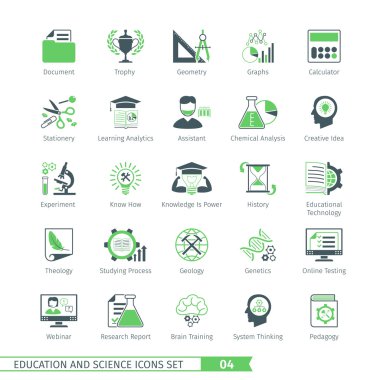 Bilim Icons Set 04
