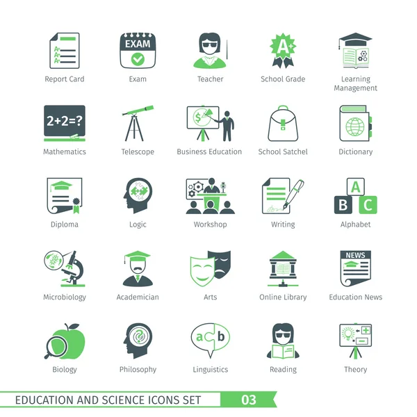 Science Icons Set 03 — Stock Vector