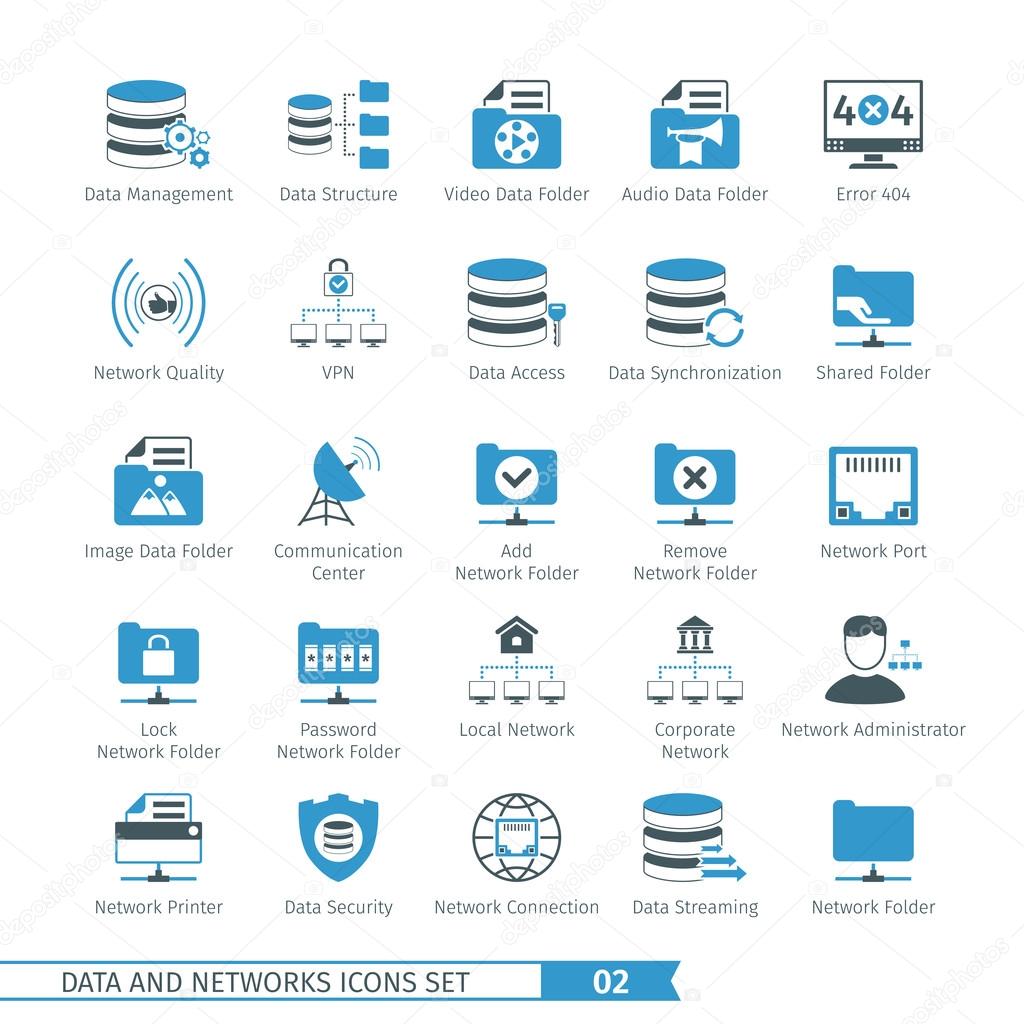 Networks Icon Set 02