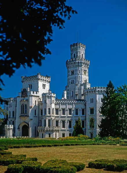 Castelo Hluboka na República Checa — Fotografia de Stock