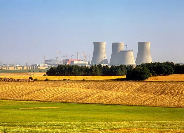 Cooling Towers in Temelin, Czech Republic — Stock Photo, Image