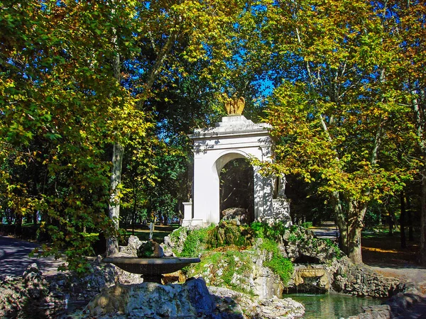 Parken Villa borghese — Stockfoto