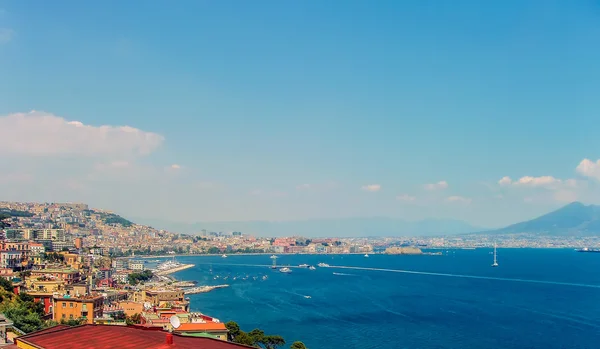 Baai van Napels in Italië — Stockfoto