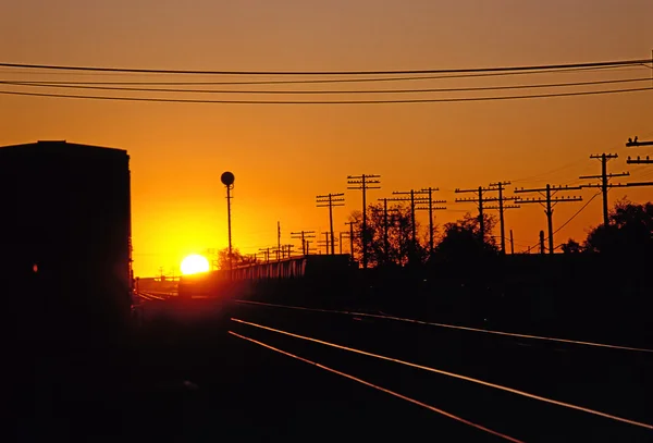 Pôr do sol — Fotografia de Stock